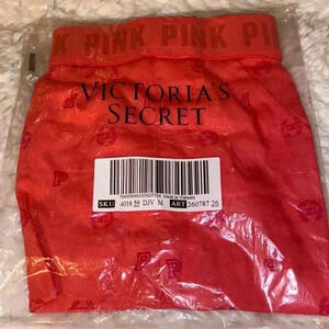 Pink vs sleep boxer neon coral m nip